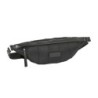 Cartera escolar safta moos capsula black riñonera adulto 410x70x155 mm