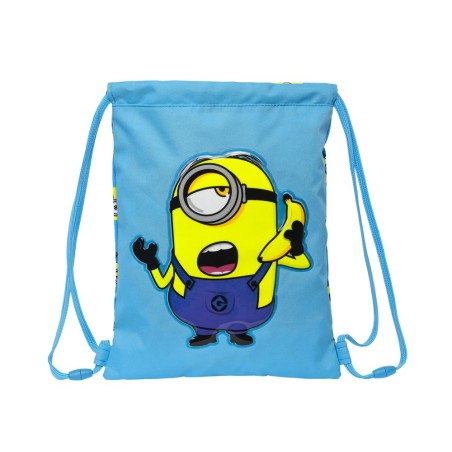 Cartera escolar safta minions static saco plano junior 260x10x340 mm
