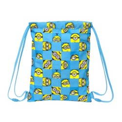Cartera escolar safta minions static saco plano junior 260x10x340 mm