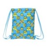Cartera escolar safta minions static saco plano junior 260x10x340 mm