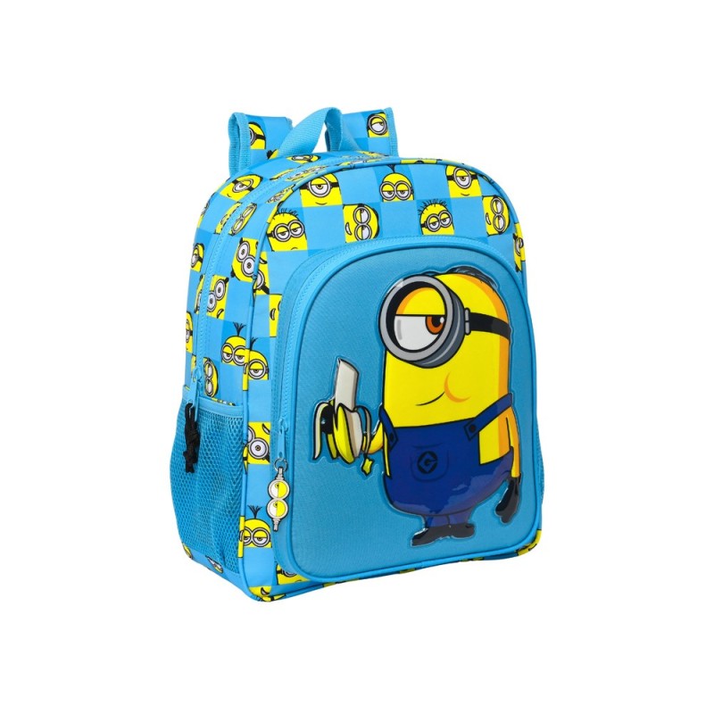 Cartera escolar safta minions minionstatic mochila junior adaptable a carro 320x120x380 mm