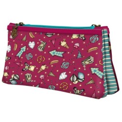 Cartera escolar safta gorjuss fairground neceser pequeño doble 215x115x50 mm