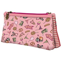 Cartera escolar safta gorjuss fairground neceser pequeño doble 215x115x50 mm