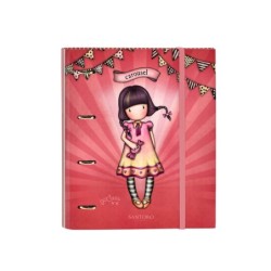 Carpeta 4 anillas safta a4 con recambio 100 hojas gorjuss fairground 270x35x320 mm