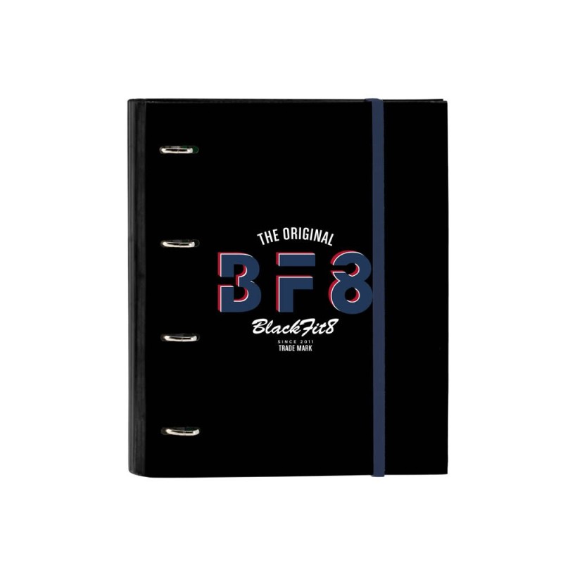Carpeta 4 anillas safta a4 con recambio 100 hojas blackfit8 urban 270x35x320 mm