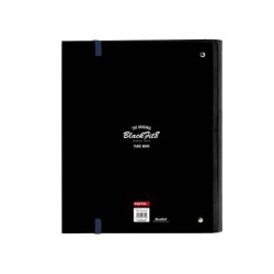 Carpeta 4 anillas safta a4 con recambio 100 hojas blackfit8 urban 270x35x320 mm