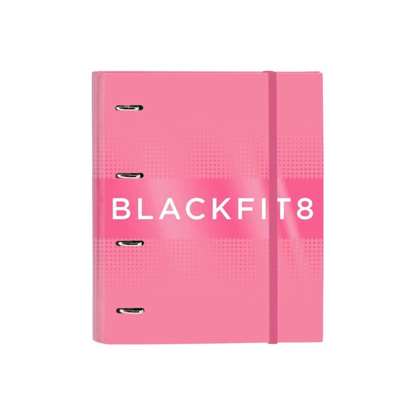 Carpeta 4 anillas safta a4 con recambio 100 hojas blackfit8 glow up 270x35x320 mm