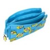Bolso escolar safta portatodo minions minionstatic triple 220x30x120 mm