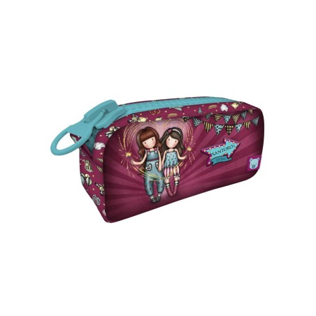 Bolso escolar safta portatodo gorjuss fairground con tirador gigante 215x70x105 mm