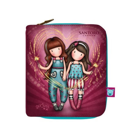 Bolso escolar safta portatodo gorjuss fairground billetera grande 100x30x120 mm