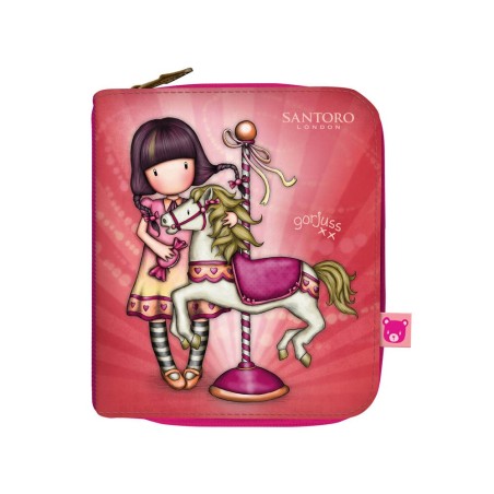 Bolso escolar safta portatodo gorjuss fairground billetera grande 100x30x120 mm