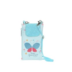 Bolso escolar safta portatodo blackfit8 mariposa monedero portamovil 100x190 mm