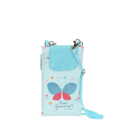Bolso escolar safta portatodo blackfit8 mariposa monedero portamovil 100x190 mm