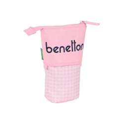 Bolso escolar safta portatodo benetton vichycubilete 80x60x190 mm