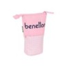 Bolso escolar safta portatodo benetton vichycubilete 80x60x190 mm