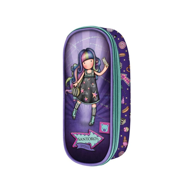 Bolso escolar safta portatodo gorjuss fairground 230x100x60 mm