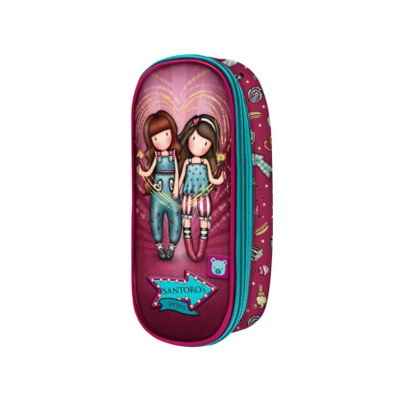 Bolso escolar safta portatodo gorjuss fairground 230x100x60 mm