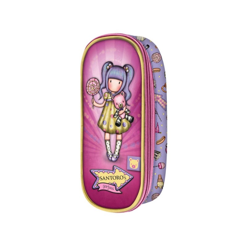 Bolso escolar safta portatodo gorjuss fairground 230x100x60 mm