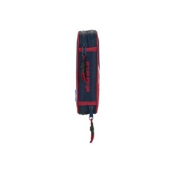 Plumier escolar safta doble cremallera 28 piezas 125x40x195 mm f.c. barcelona corporativa