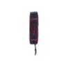 Plumier escolar safta doble cremallera 28 piezas 125x40x195 mm f.c. barcelona corporativa