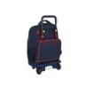 Cartera escolar safta con carro mochila grande con ruedas compact extraible 330x220x450 mm f.c. barcelona