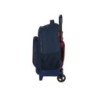 Cartera escolar safta con carro mochila grande con ruedas compact extraible 330x220x450 mm f.c. barcelona