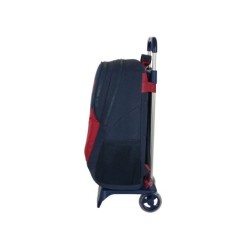 Cartera escolar safta con carro 320x160x440 mm f.c. barcelona corporativa