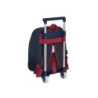 Cartera escolar safta con carro 270x100x330 mm f.c. barcelona corporativa