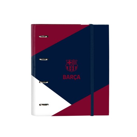 Carpeta con recambio safta din a4 tapa forrada 100 h 60 gr cuadro 5 mm 270x35x320 mm f.c. barcelona corporativa