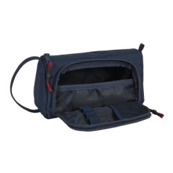 Bolso escolar safta portatodo con bolsillo desplegable vacio 200x85x110 mm f.c. barcelona corporativa