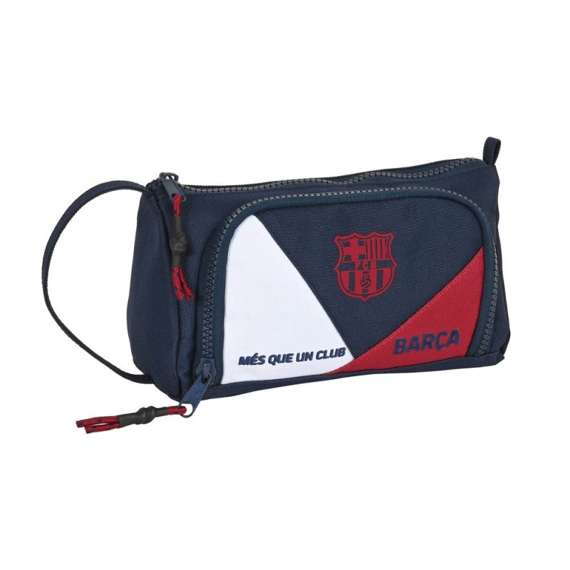 Bolso escolar safta portatodo con bolsillo desplegable vacio 200x85x110 mm f.c. barcelona corporativa