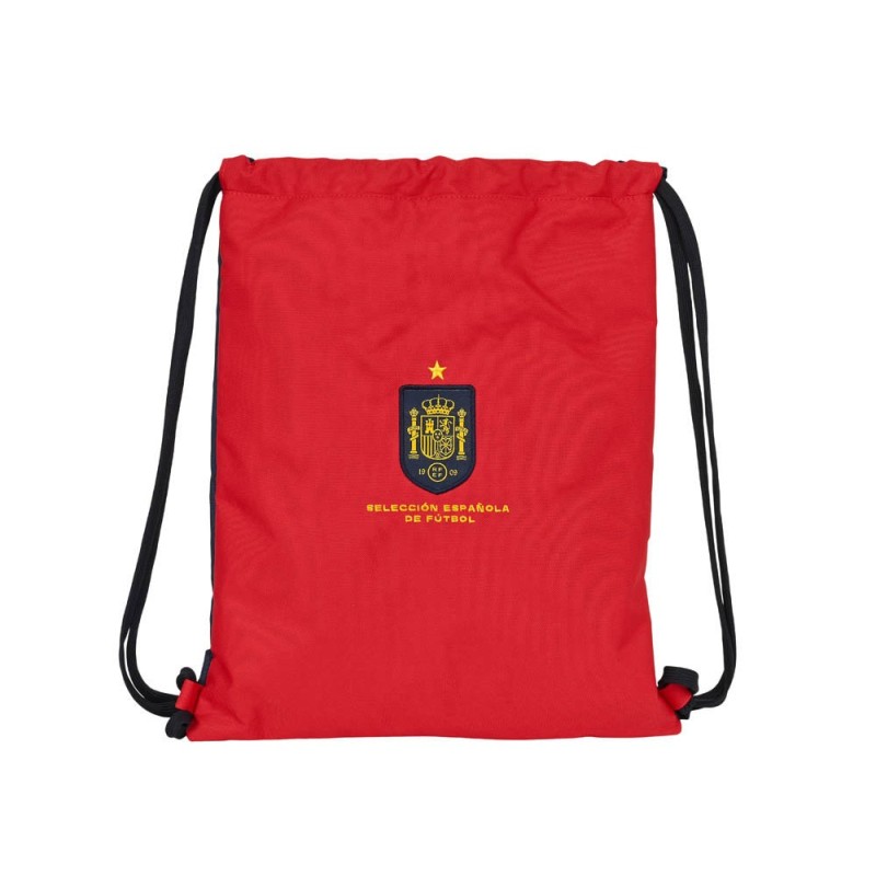 Cartera escolar safta saco plano 350x10x400 mm seleccion española de futbol