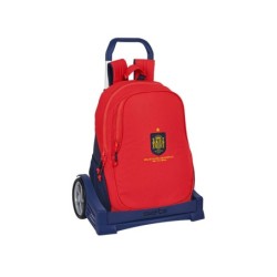 Cartera escolar safta con carro 320x160x440 mm seleccion española de futbol