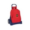 Cartera escolar safta con carro 320x160x440 mm seleccion española de futbol