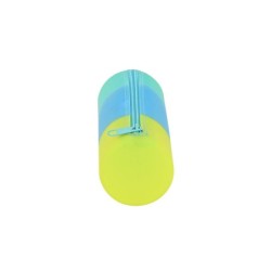 Bolso escolar safta portatodo tricolor redondo silicona 200x50 mm