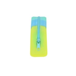 Bolso escolar safta portatodo tricolor cuadrado silicona 185x55x75 mm