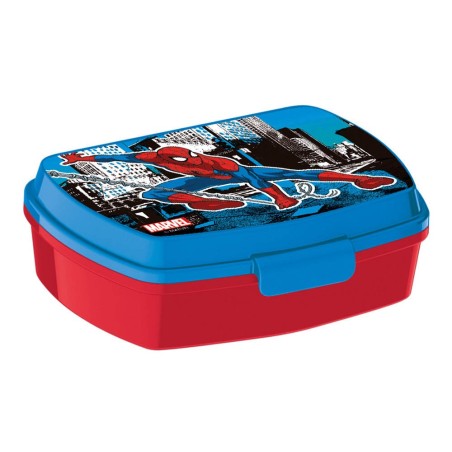 Sandwichera safta escolar 170x133x56 mm spider-man great power