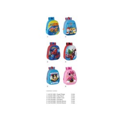 Expositor escolar safta mochilas 3d surtidas 650x280x1580 mm