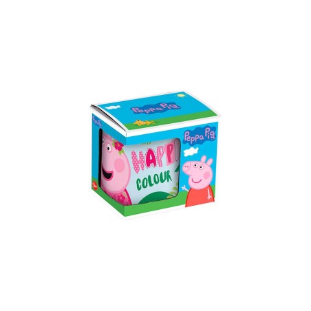 Taza grande safta 325 ml 117x87x100 mm peppa pig having fun