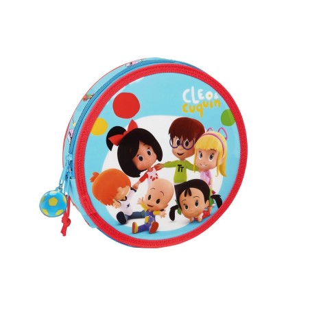 Plumier escolar safta con cremallera 18 piezas 210x35 mm cleo & cuquin good night