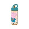 Botella escolar safta 410 ml 74x64x178 mm peppa pig having fun