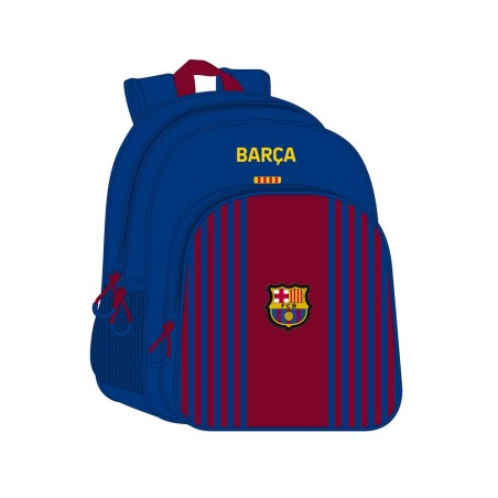 Cartera escolar safta f.c. barcelona 1 equipacion 21/22 mochila junior adaptable a carro 320x120x380 mm