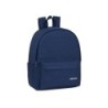 Cartera escolar safta day pack ordenador 14,1\ basic azul marino 310x160x400 mm
