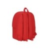 Cartera escolar safta day pack ordenador 14,1\ basic rojo 310x160x400 mm