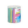 Bolso escolar safta portatodo plano silicona glitter set de 12 unidades surtidas 195x230 mm