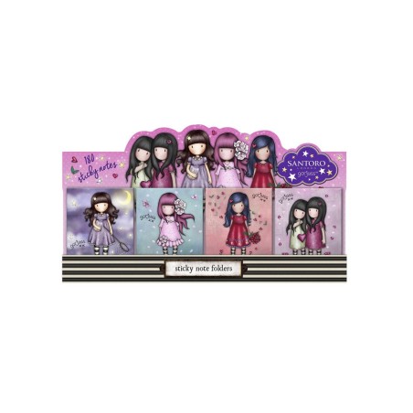 Cuaderno notas adhesiva safta gorjuss sparkle & bloom