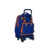 Cartera escolar safta con carro valencia basket club mochila grande con ruedas compact extraible 330x220x450