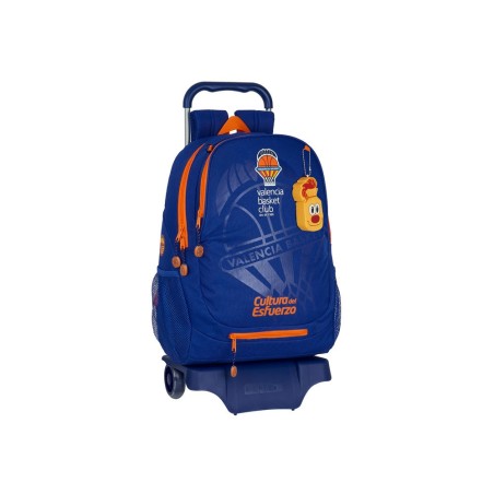 Cartera escolar safta con carro valencia basket club 320x160x440 mm