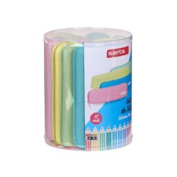 Set 12 portatodos estrechos silicona surtidos sets y expositor portatodos silicona safta 170x210 mm