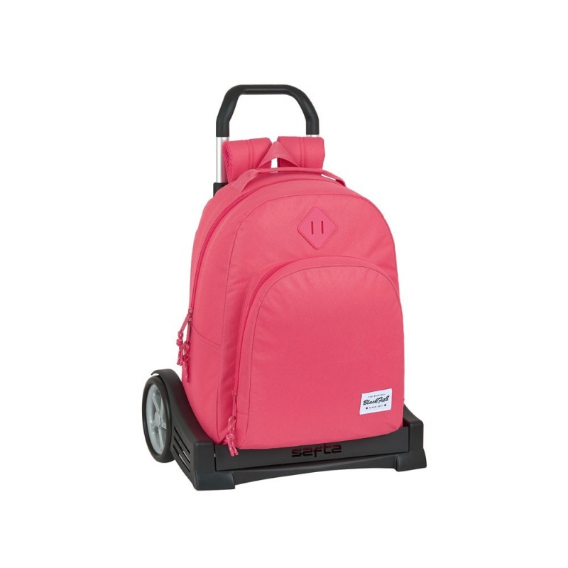 Cartera escolar safta con carro blackfit8 \fresa\ 320x150x420 mm